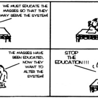The downside to educating the masses